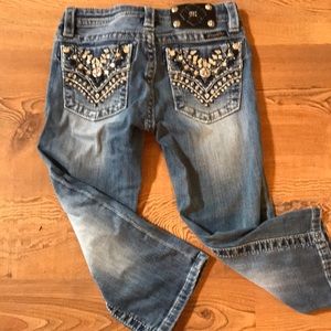 Miss Me Girls Size 12 Denim Capris